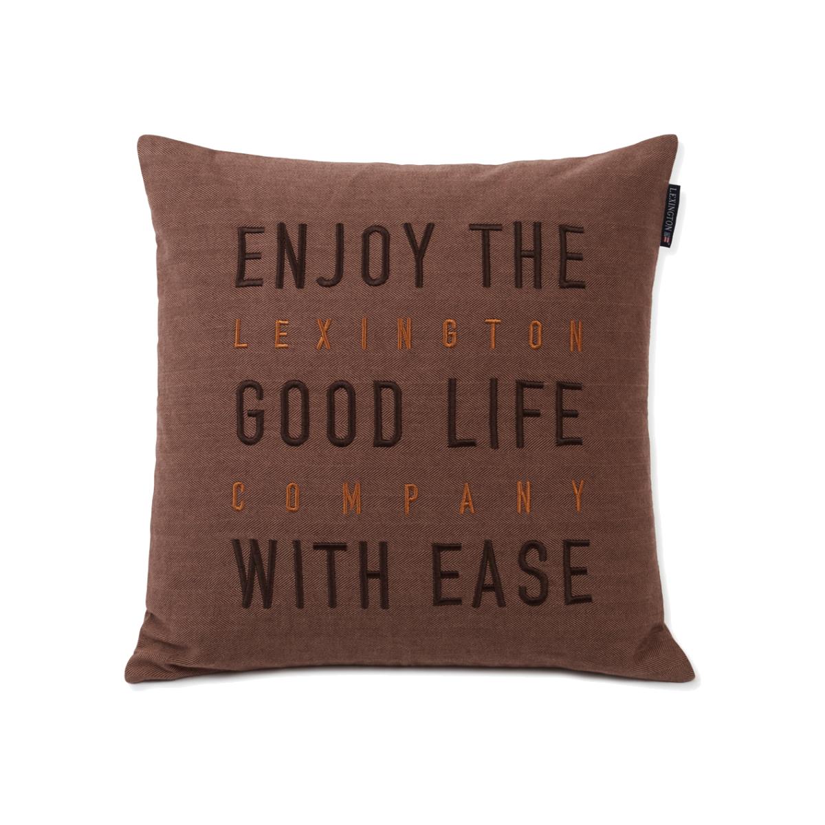 Good Life Herringbone Flannel pillowcase 50x50 cm Beige – image 1
