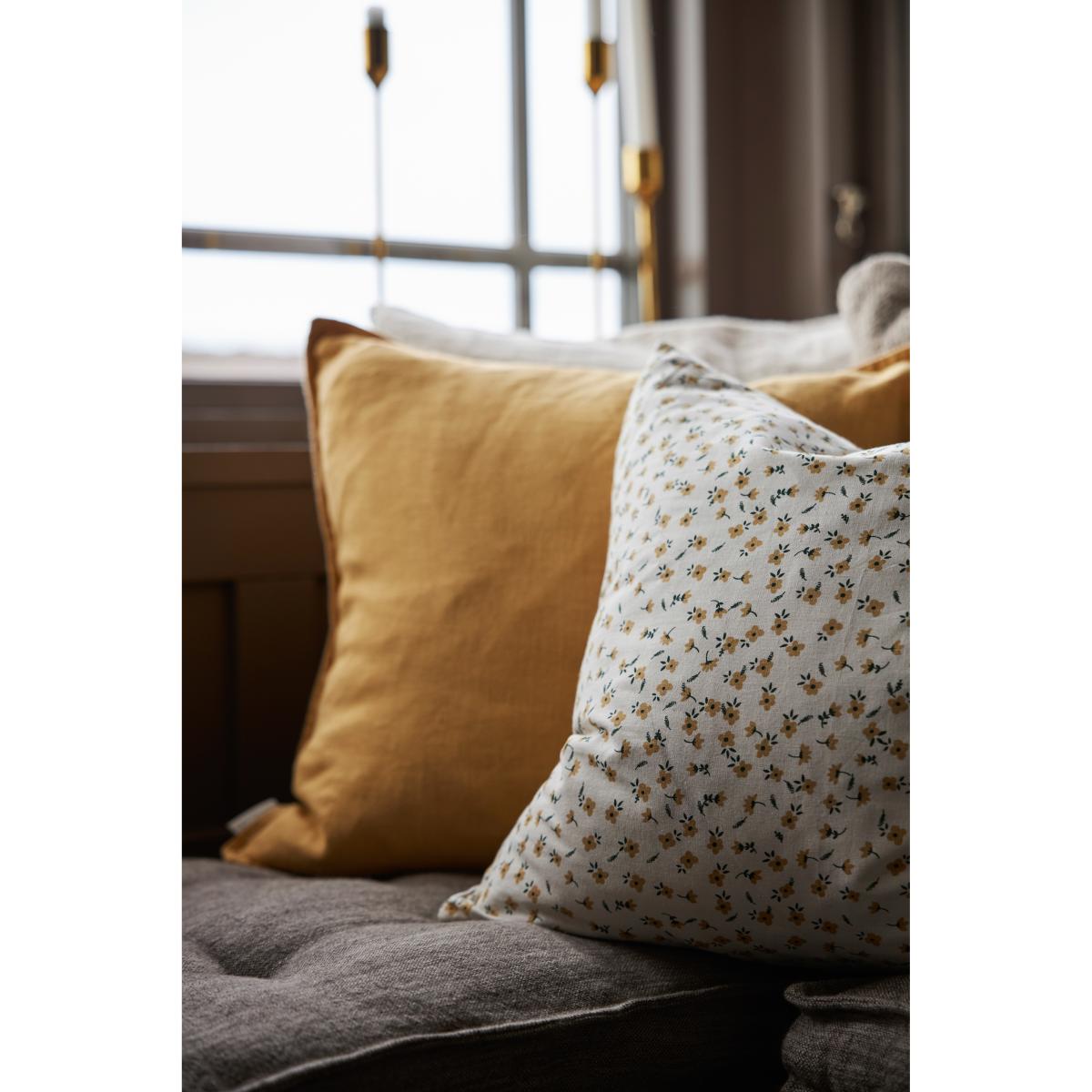 Timotej pillowcase 45x45 cm off white-yellow – image 2
