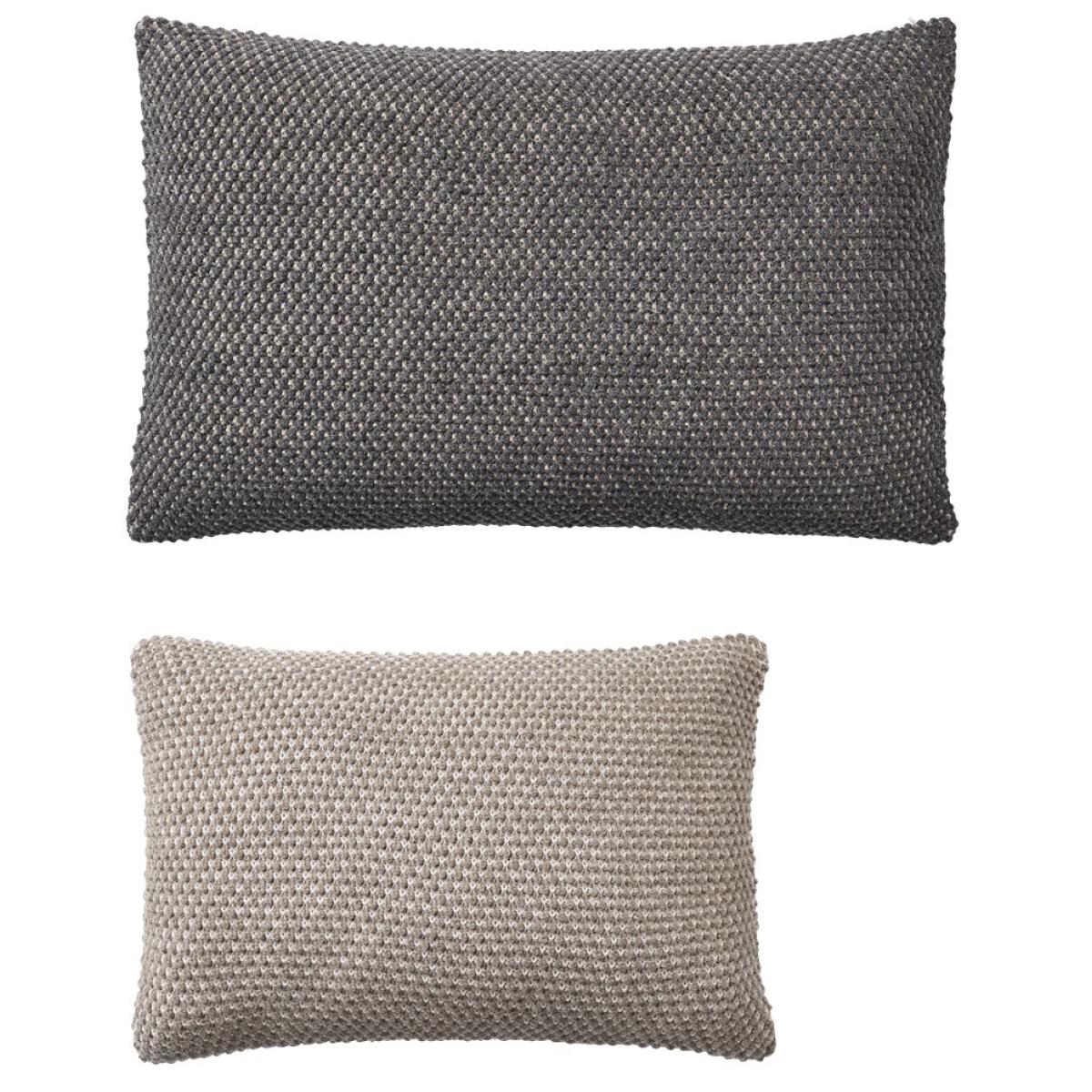 Twine cushion cover 40x60 cm Beige grey – image 2