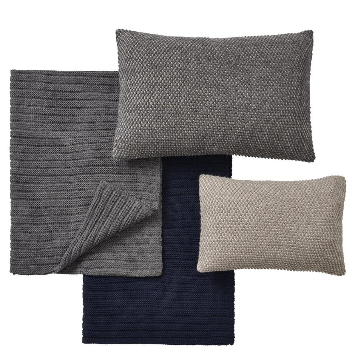 Twine cushion cover 40x60 cm Beige grey – image 4