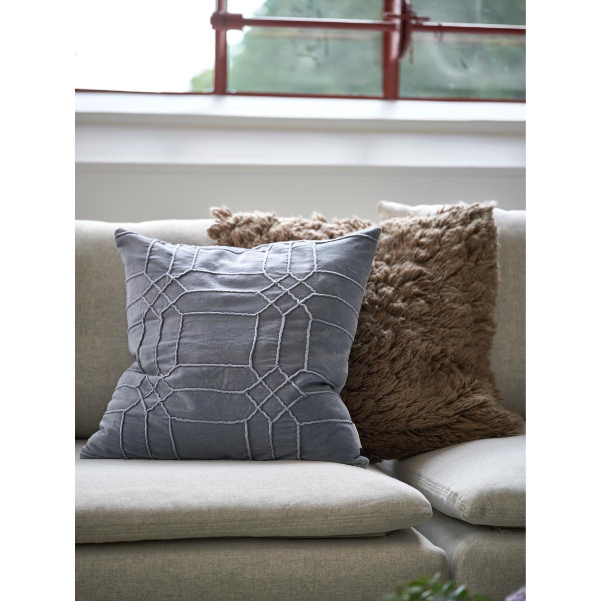 Delhi pillowcase 50x50 cm Slate grey – image 2