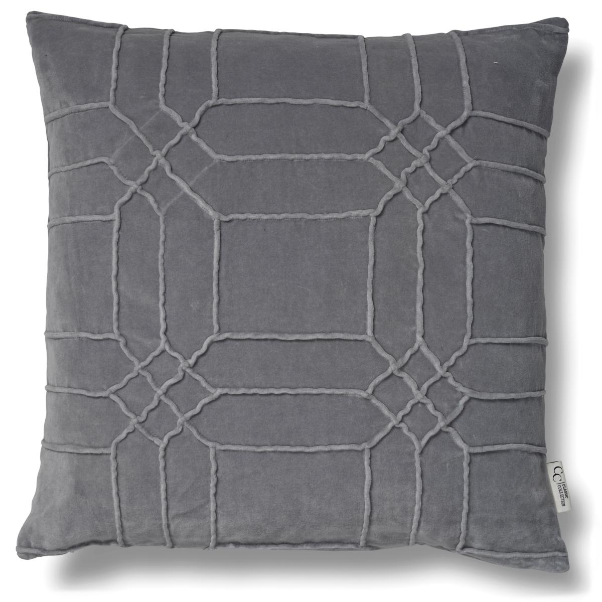 Delhi pillowcase 50x50 cm Slate grey – image 1
