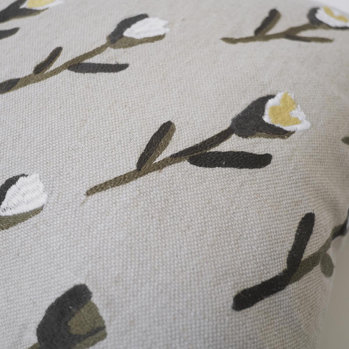 Meadow cushion cover 48x48 cm beige – image 2