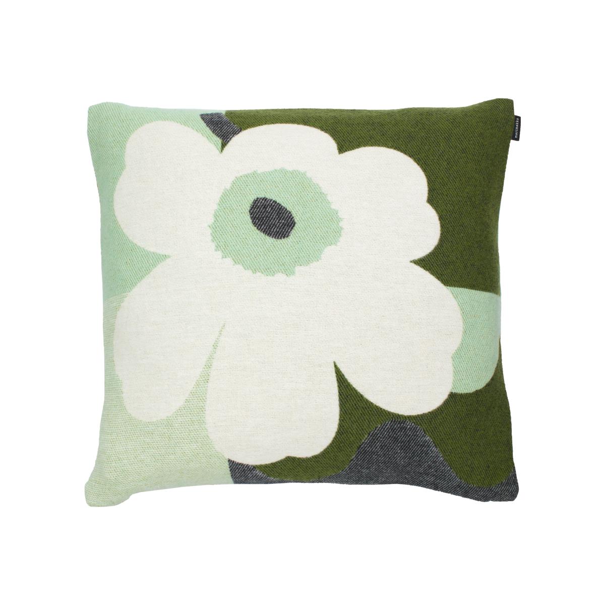 Mm Co-Created cushion cover 50x50 cm Green-white