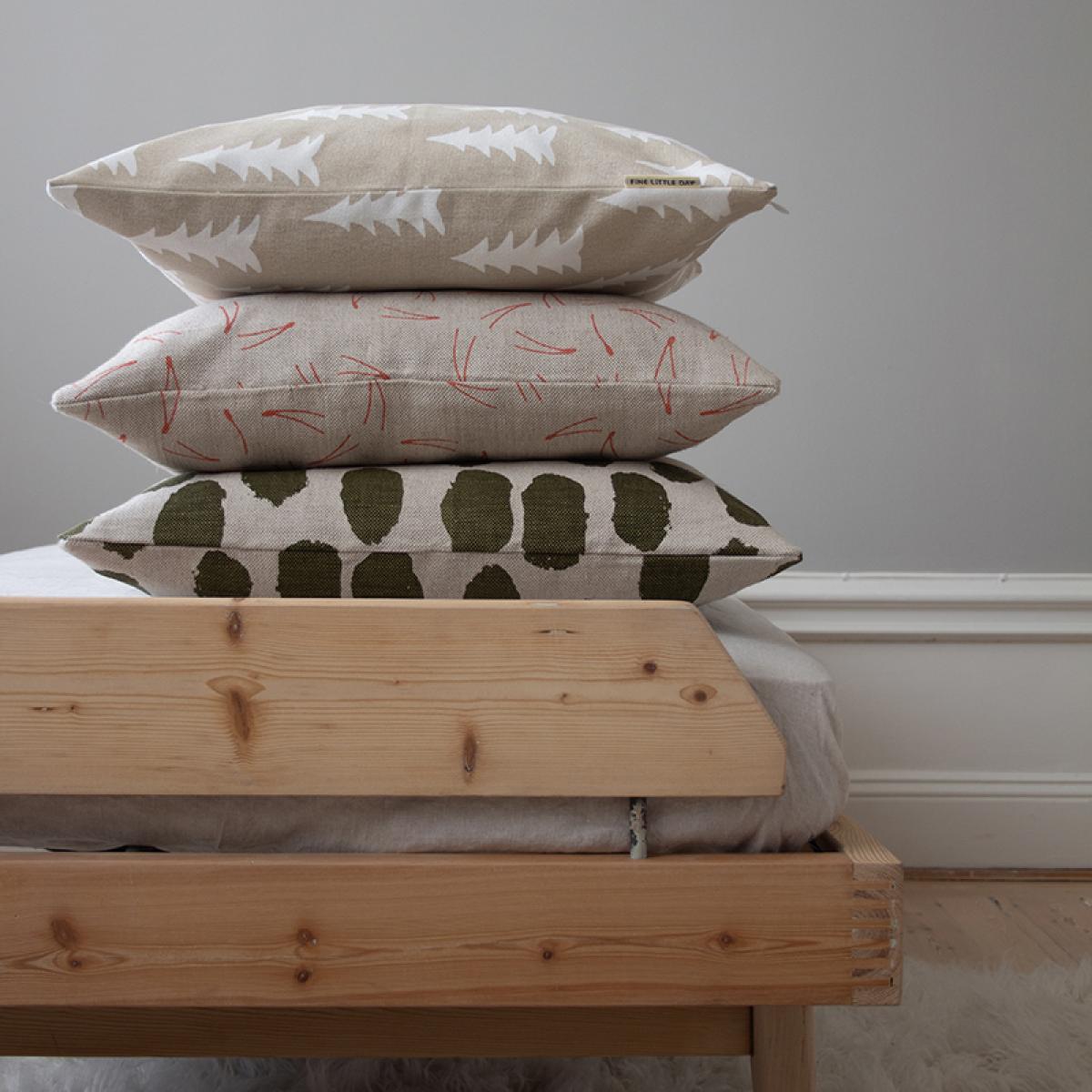 Barr cushion cover Natur-coral – image 2