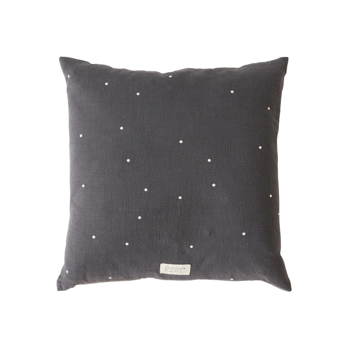 Kyoto Dot cushion 50x50 cm Anthracite – image 1