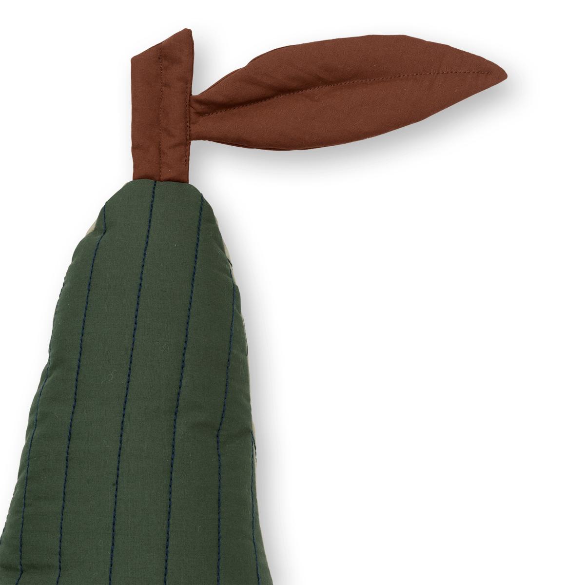 Pear cushion 33x59 cm Dark green – image 3