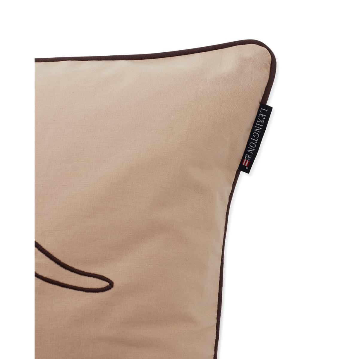 Best Friend Cotton Canvase pillowcase 50x50 cm Beige – image 3