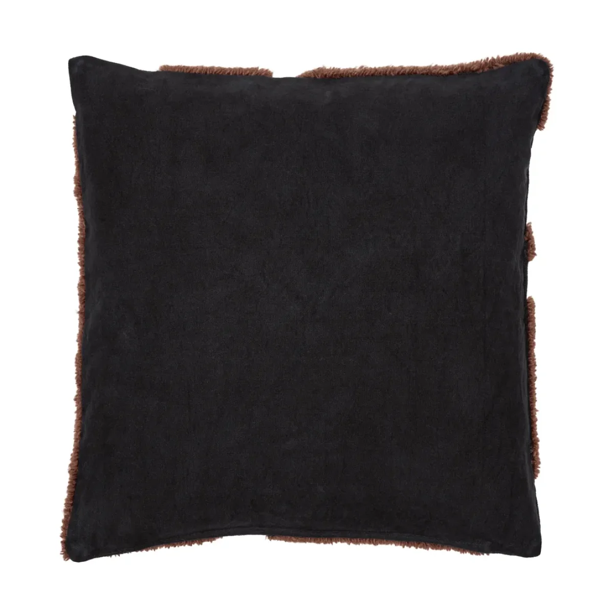Ferm Living Cilla tufted cushion Black-dark chocolate 50x50 cm – image 3