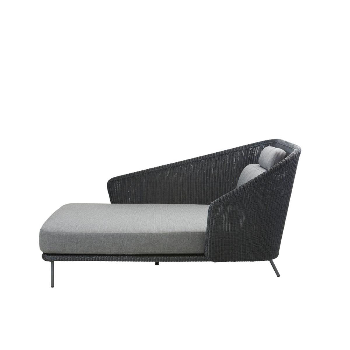 Cane-line Mega daybed Graphic right incl. grey cushions – image 2