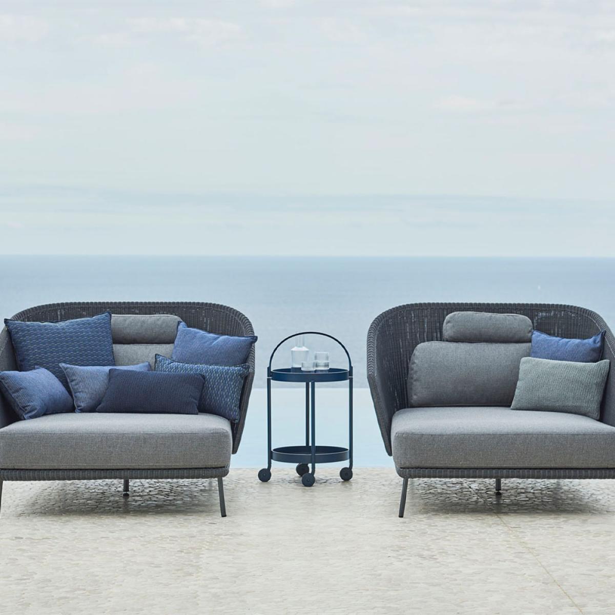 Cane-line Mega daybed Graphic right incl. grey cushions – image 3