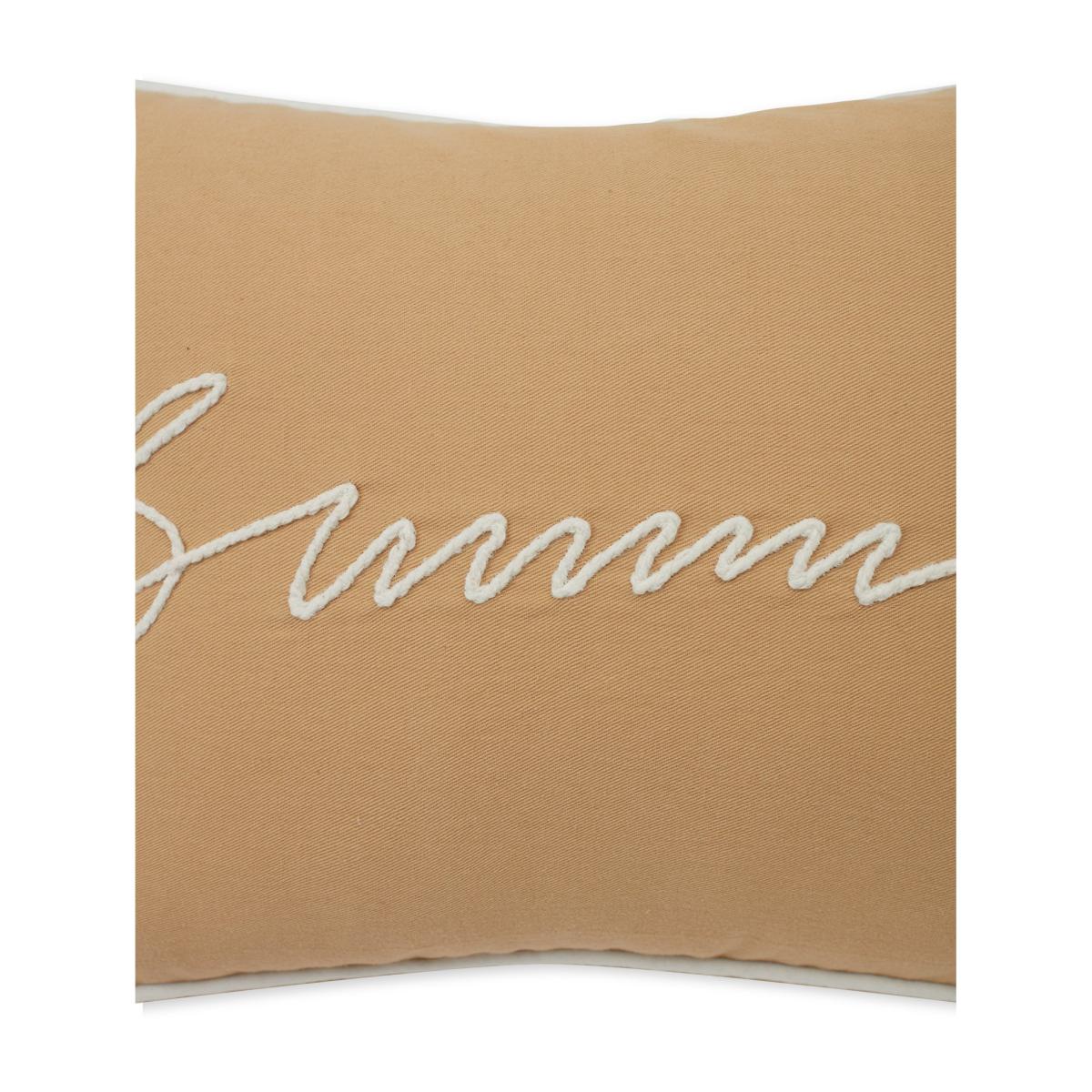 Summer Small Rope Cotton Twill cushion 30x40 cm Oat-White – image 2