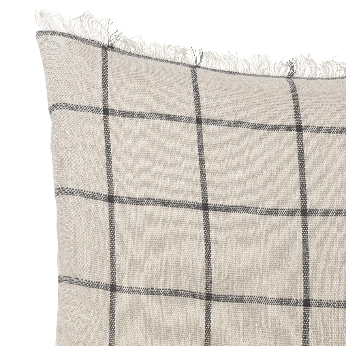 Calm cushion camel-black 48x48 cm – image 2