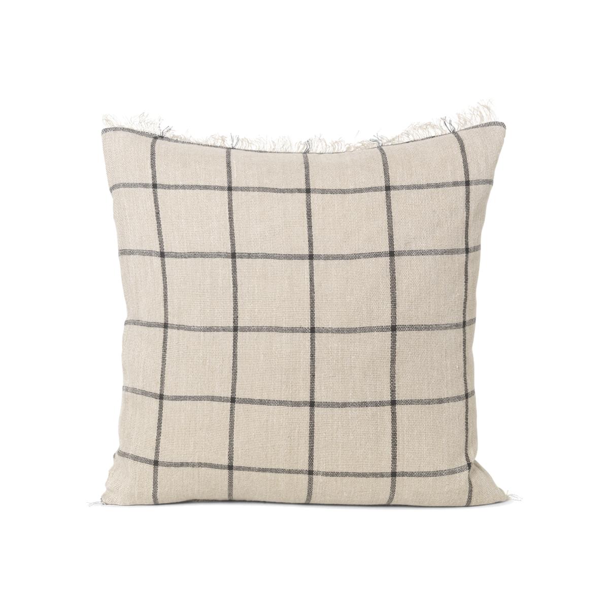 Calm cushion camel-black 48x48 cm – image 1