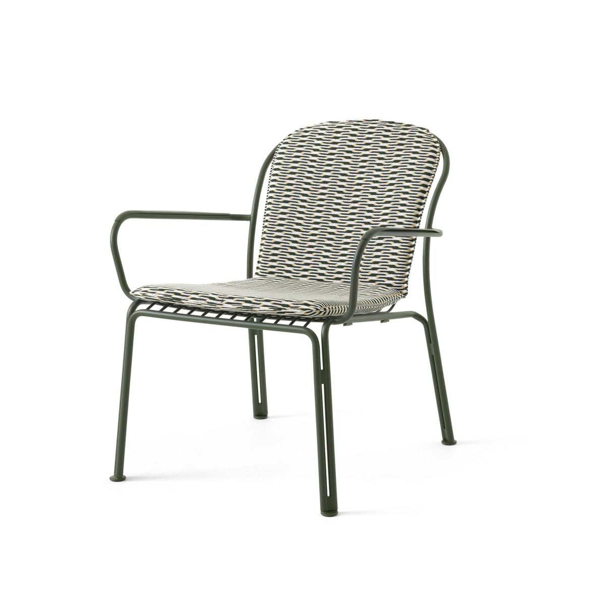 &Tradition Thorvald Lounge Chair SC100/SC101 cushion Sunbrella Marquetry Bora – image 3