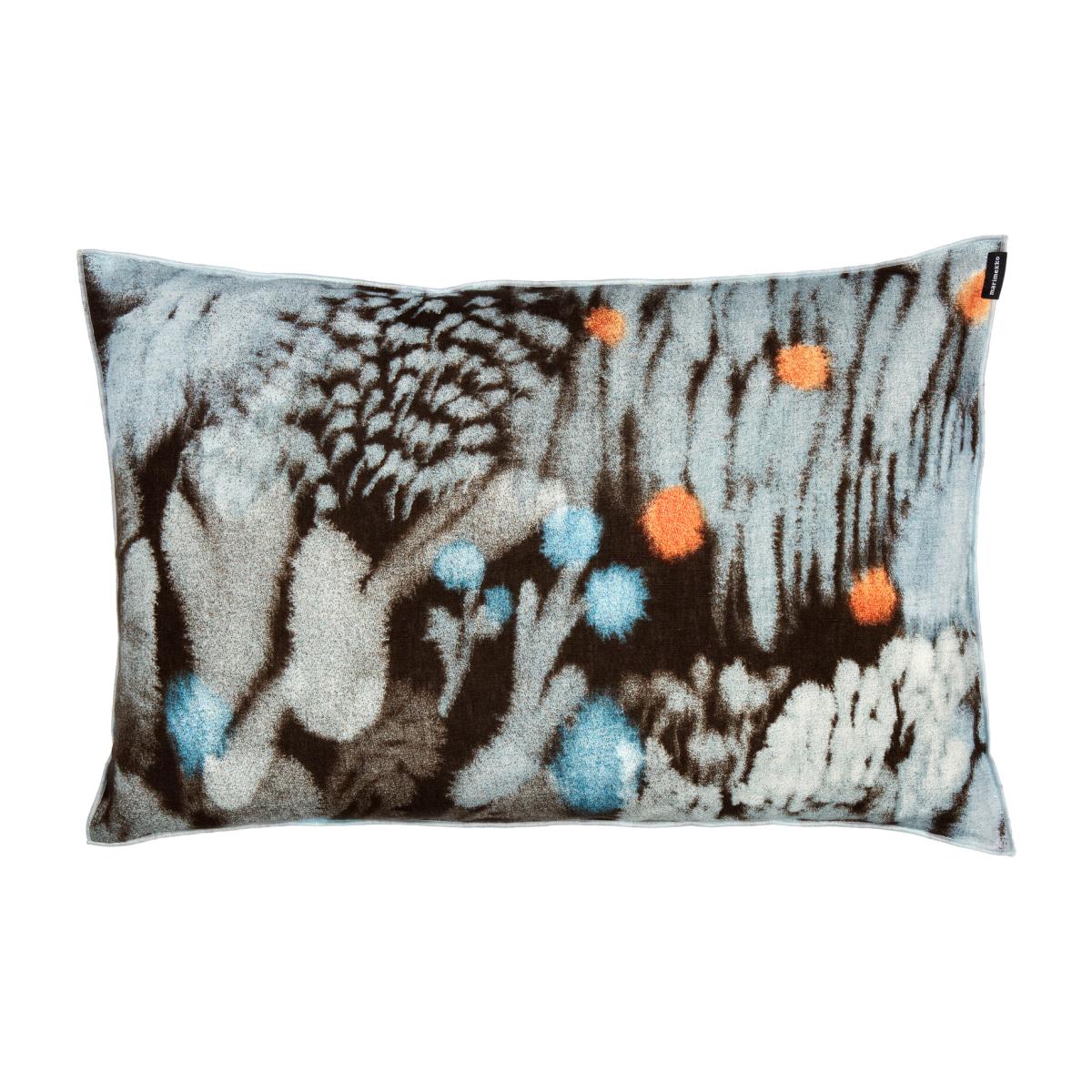 Kuisma pillowcase 40x60 cm Dark brown-red-blue