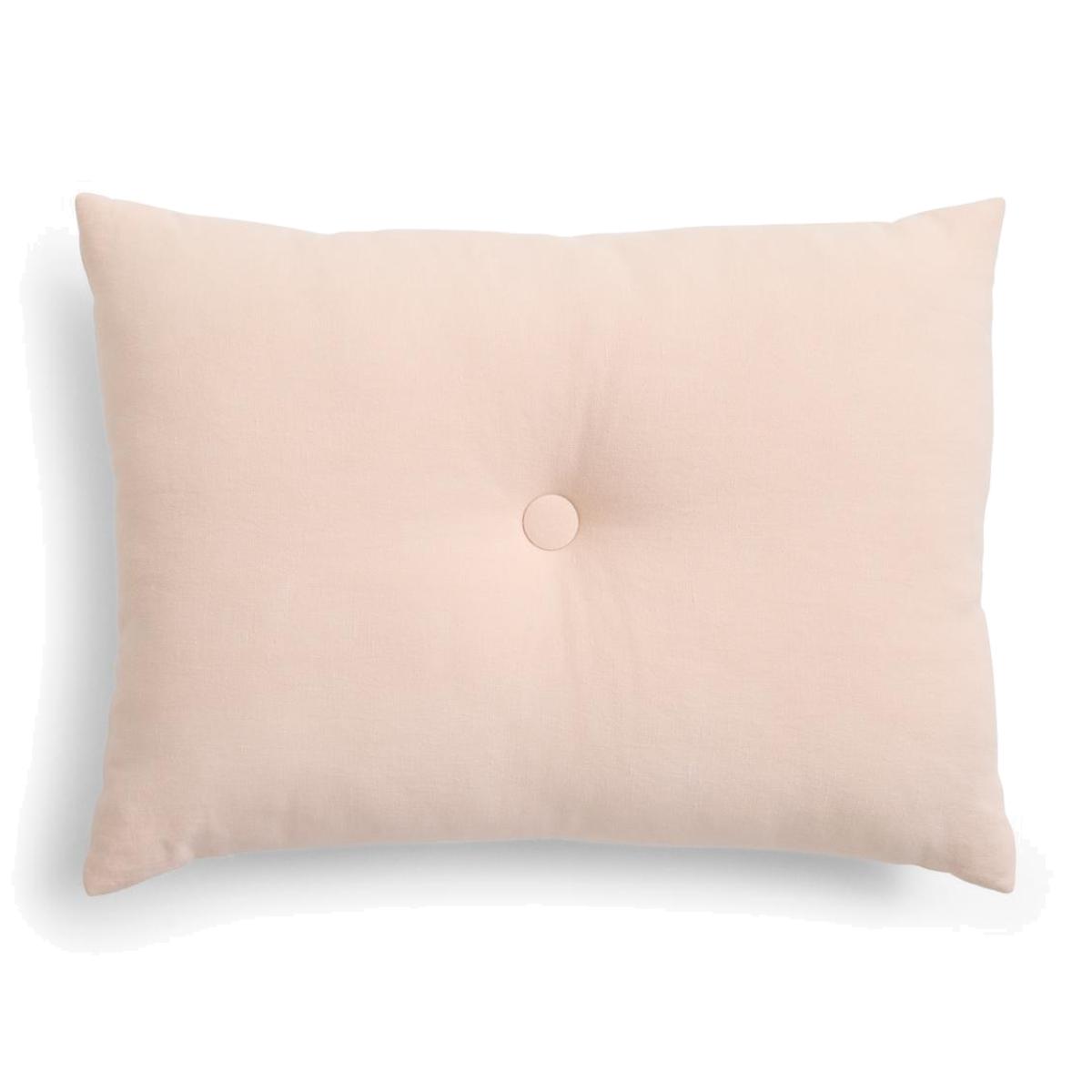 HAY Dot Linen cushion 45x60 cm Strawberry milkshake
