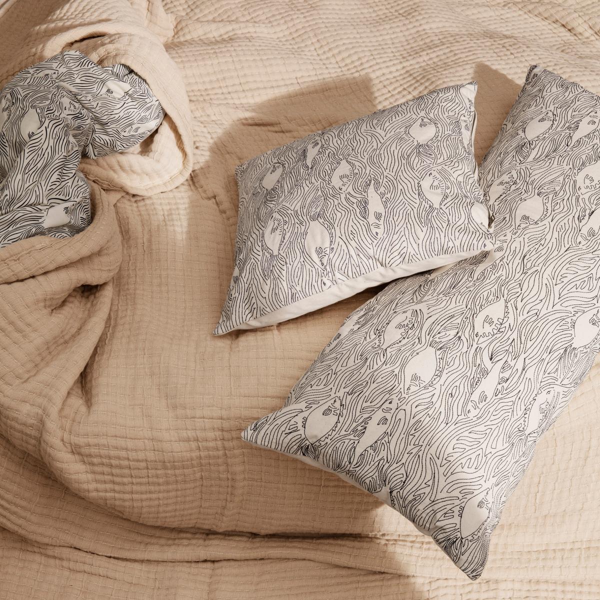 Stream cushion 50x50 cm Off white – image 2
