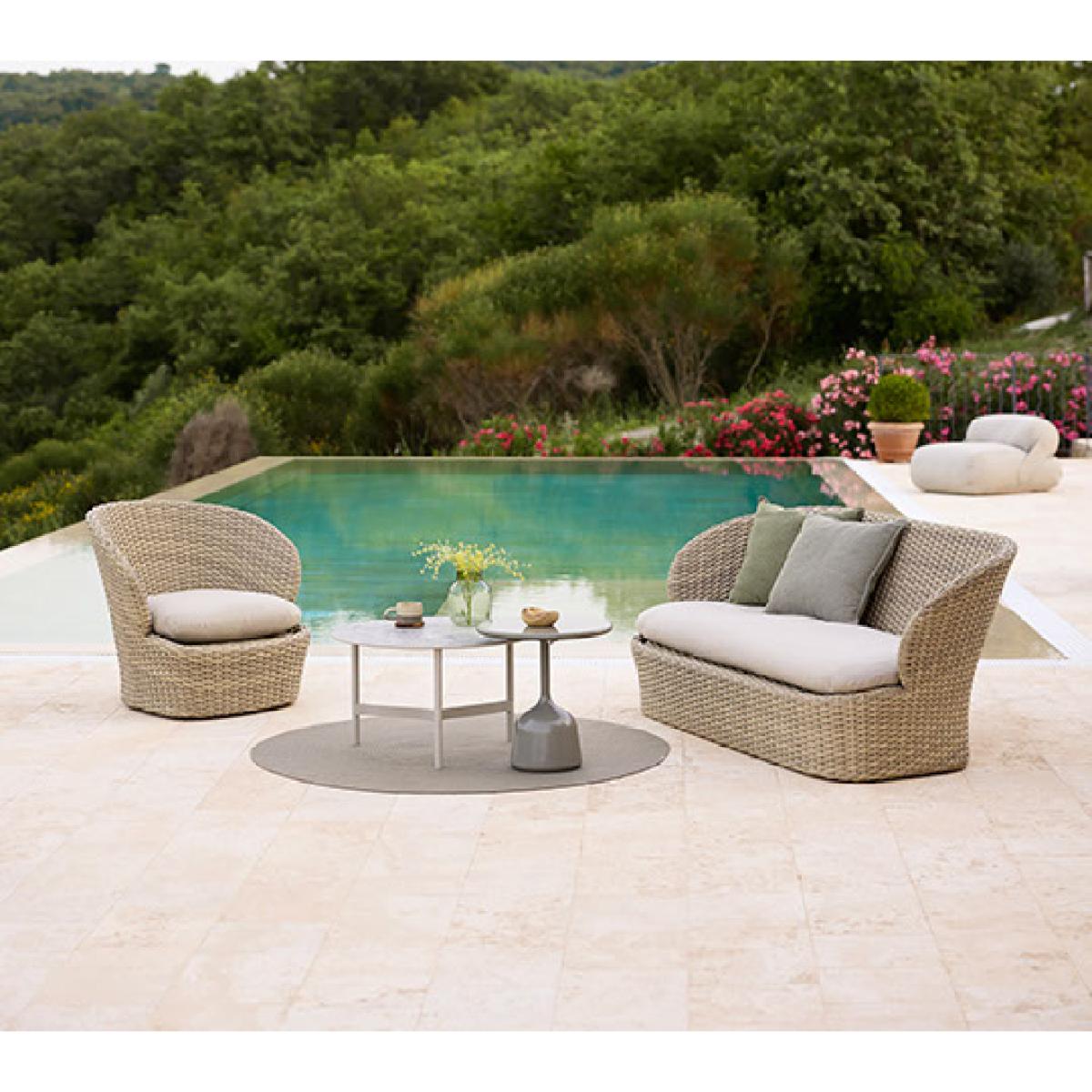 Cane-line Coast cushion for lounge chair Sand (Natté) – image 3
