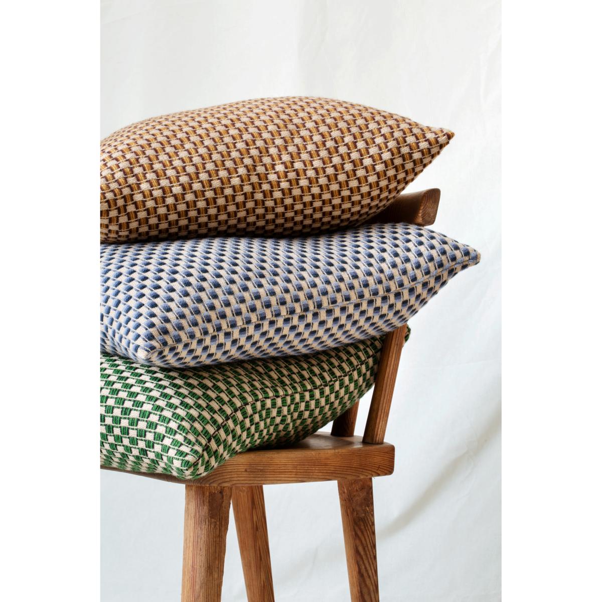 Røros Tweed Isak cushion 60x60 cm Chestnut – image 2
