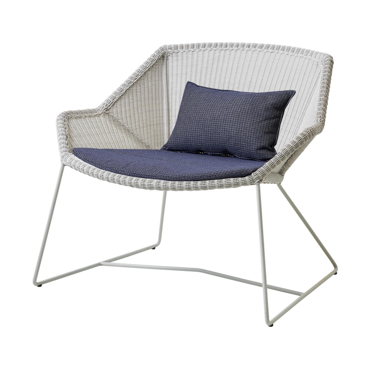 Cane-line Breeze cushion set lounge chair Link blue – image 2