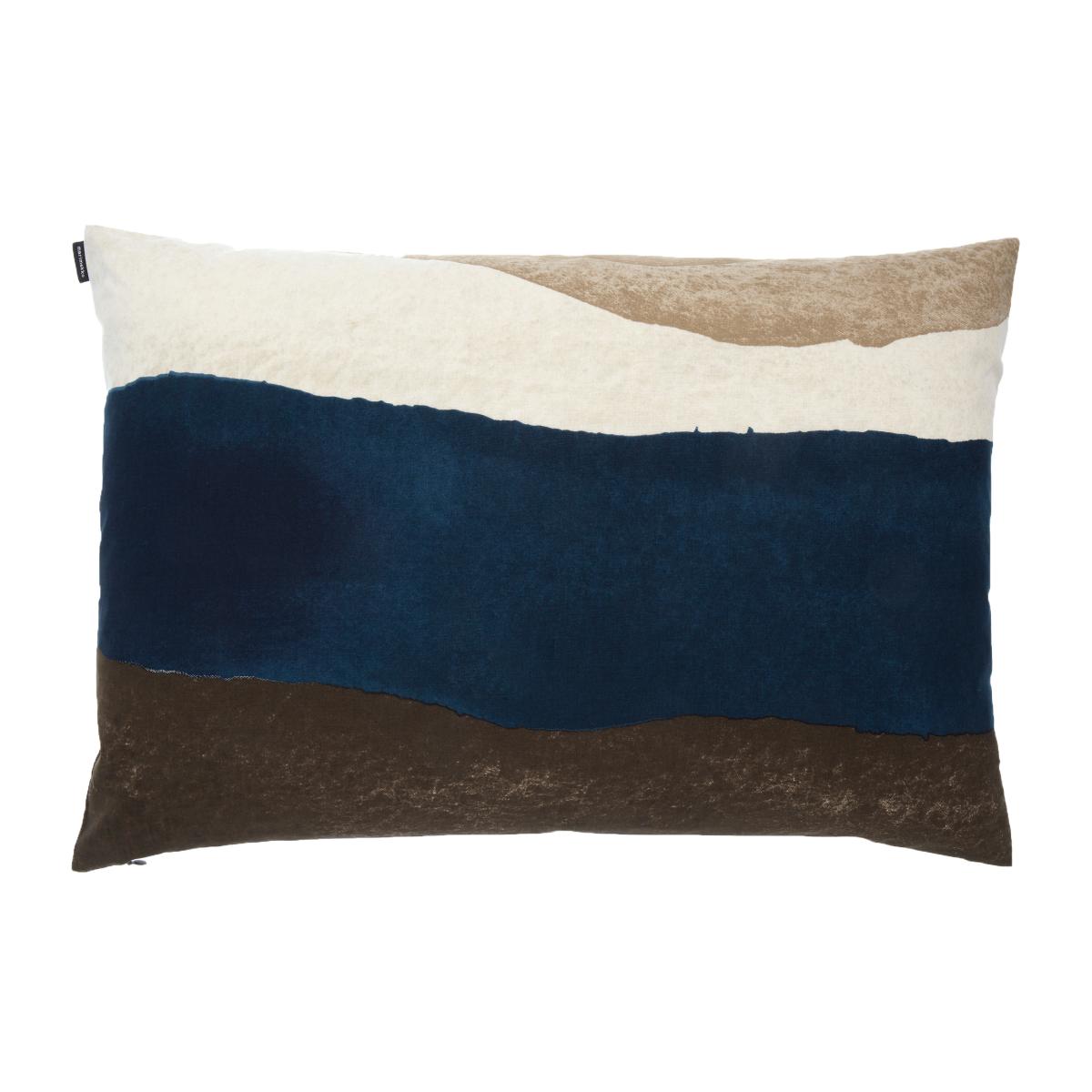 Joiku pillowcase 40x60 cm Brown-dark blue-beige – image 2