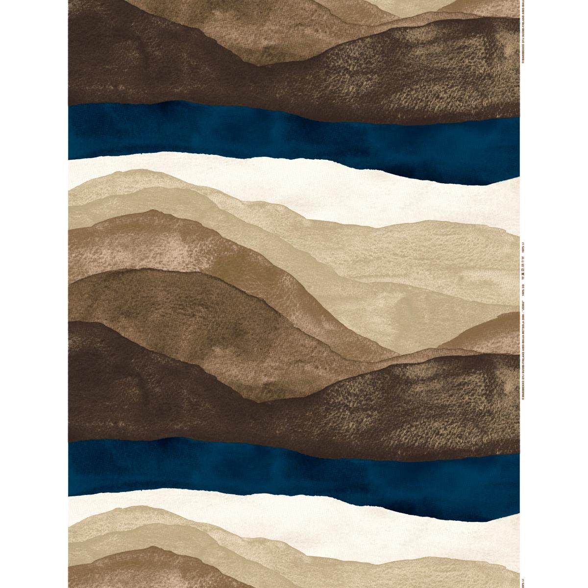 Joiku pillowcase 40x60 cm Brown-dark blue-beige – image 3