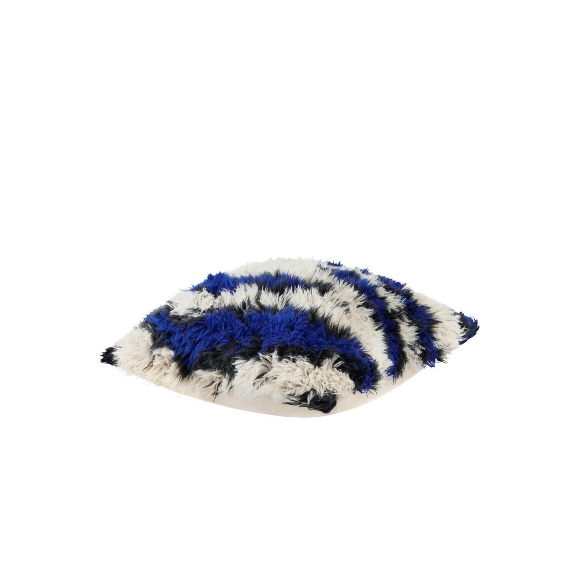 Hem Monster cushion Medium 50x50 cm Ultramarine blue-off white – image 2