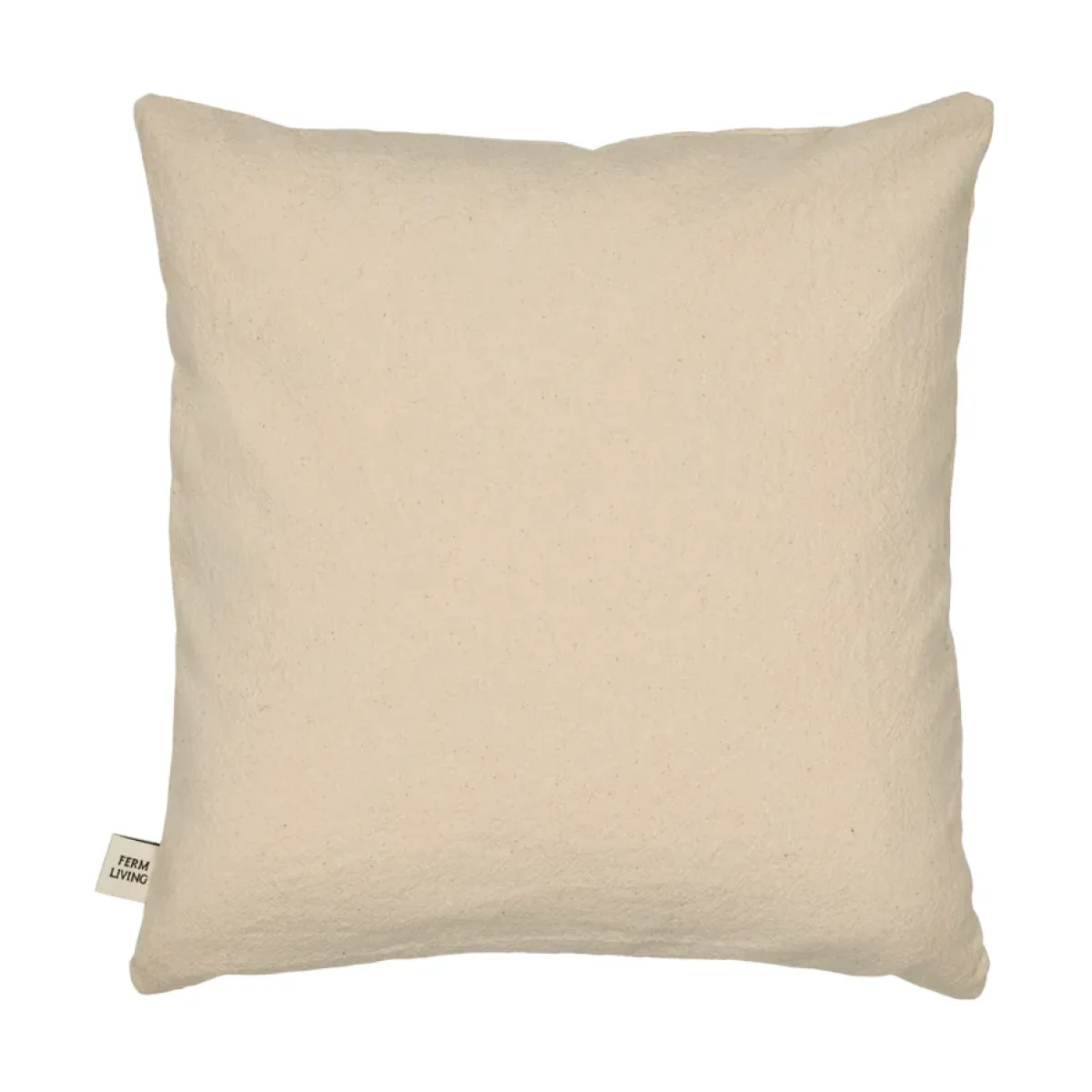 Ferm Living Lunden cushion Off-white-dark chocolate 30x30 cm – image 2