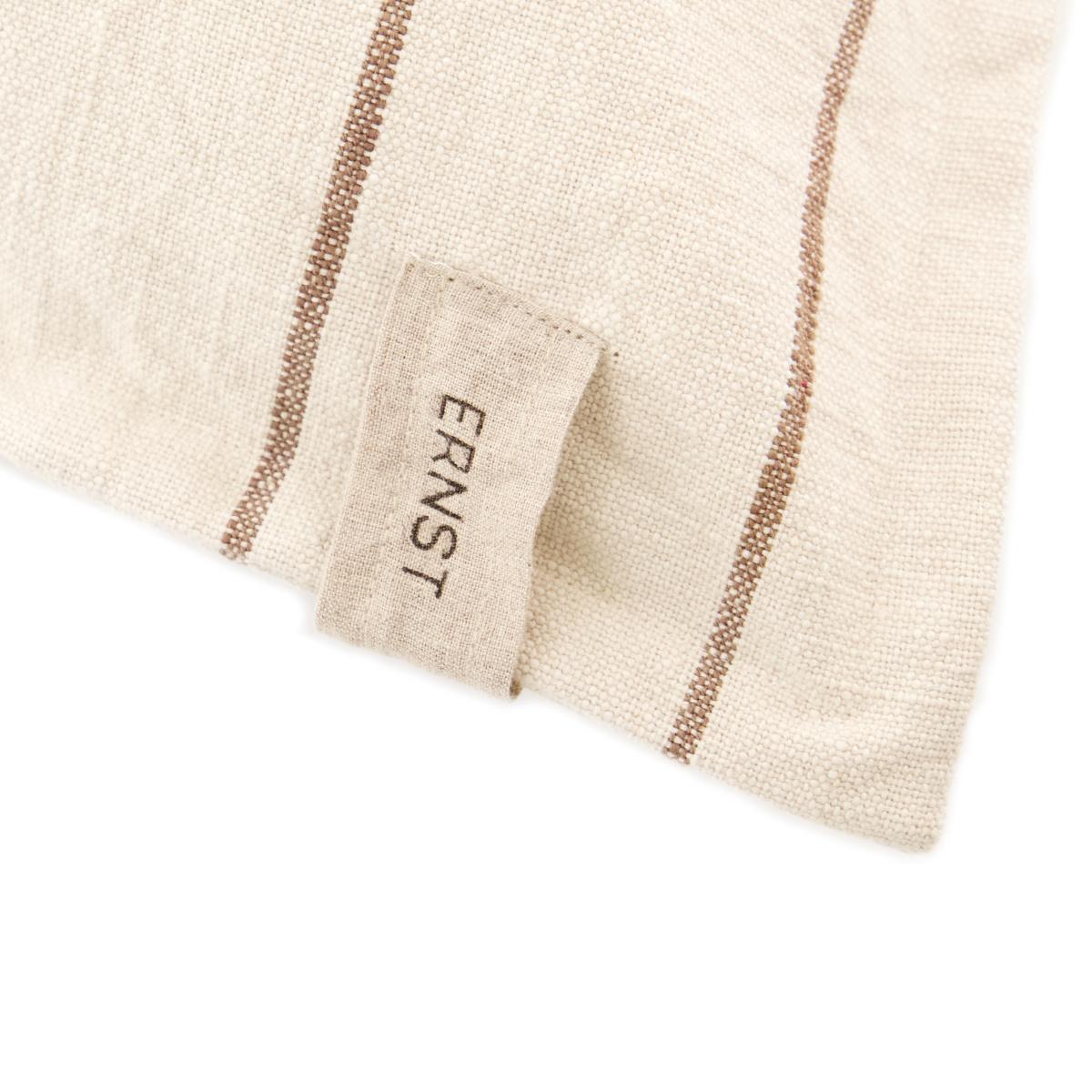 Ernst pillowcase stripped 50x50 cm Natural-Mole – image 3