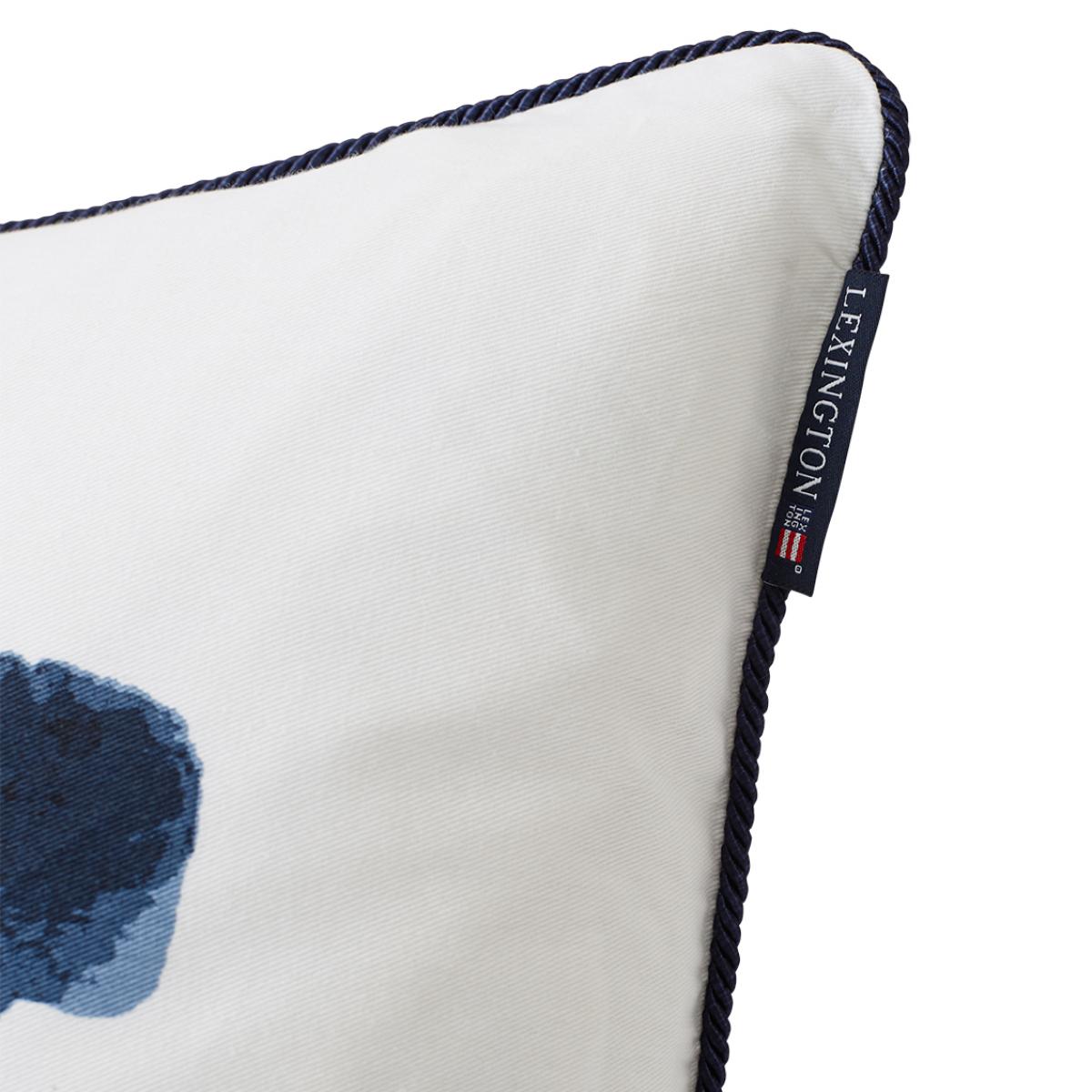Ocean Treasures Twill pillowcase 50x50 cm White-blue – image 5