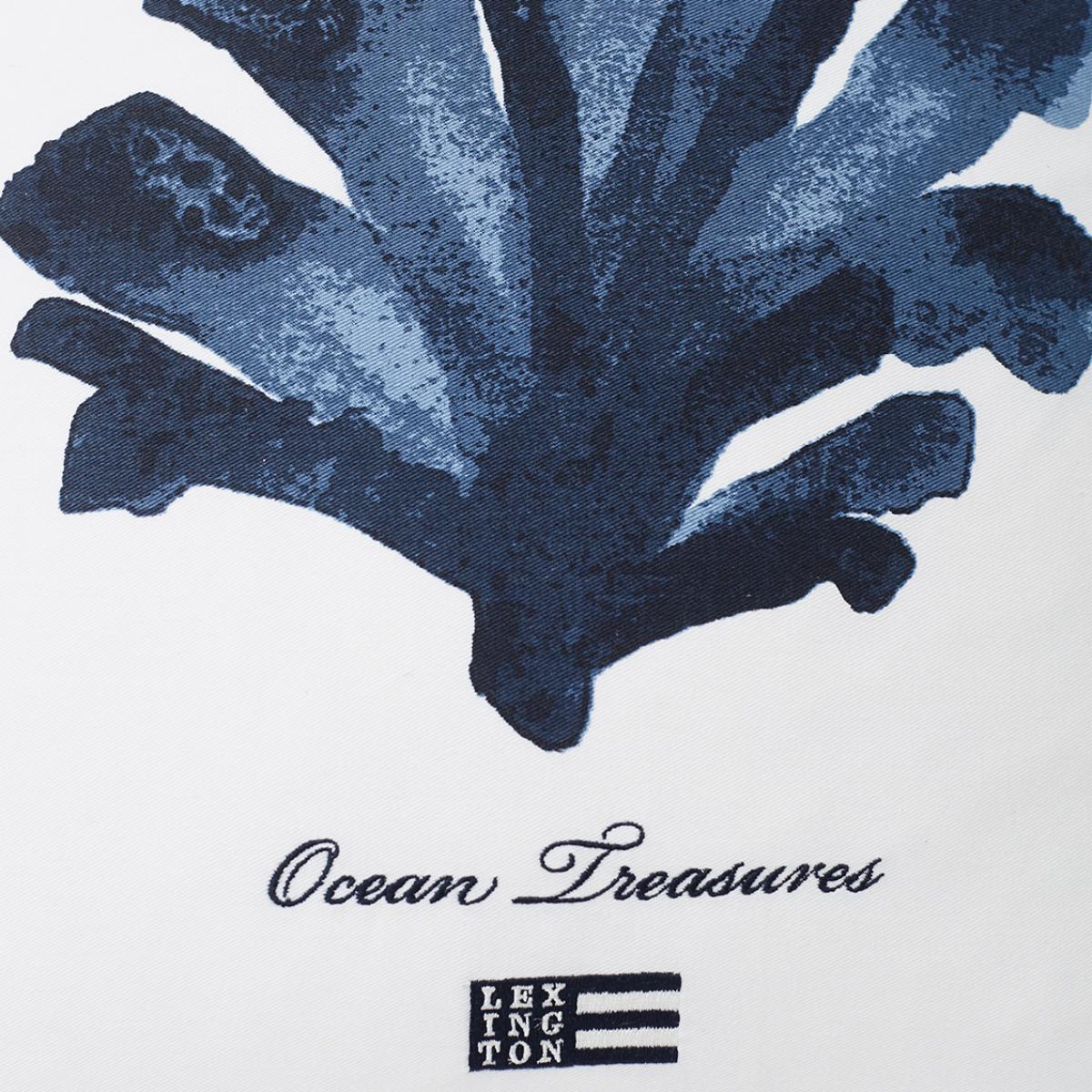 Ocean Treasures Twill pillowcase 50x50 cm White-blue – image 6