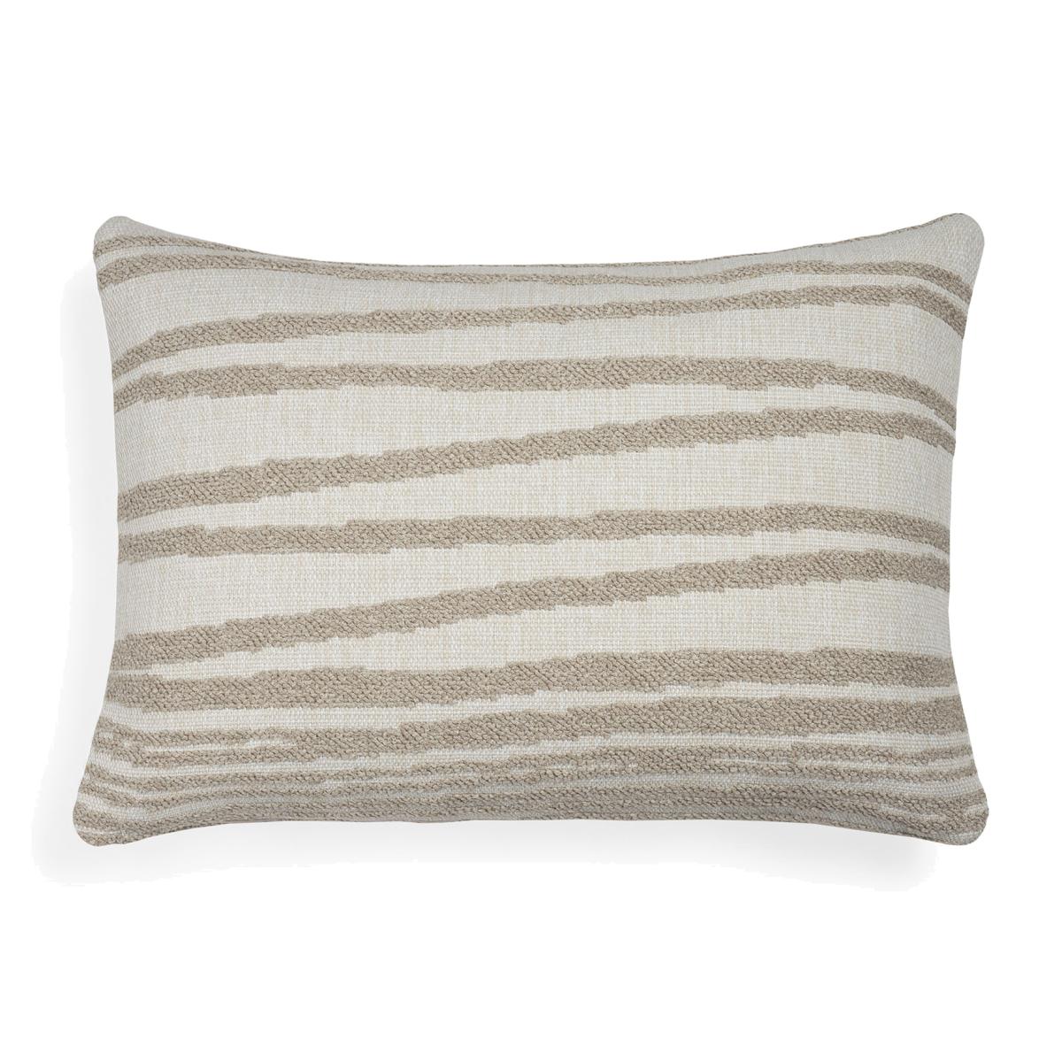 Ethnicraft Stripes outdoor pillow 40x60 cm Lumbar (beige) – image 1