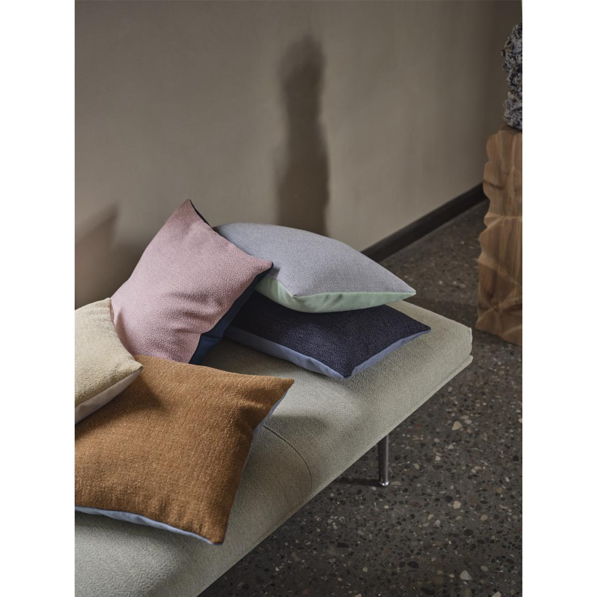 Muuto Mingle cushion 45x45 cm Copper Brown-Light Blue – image 3