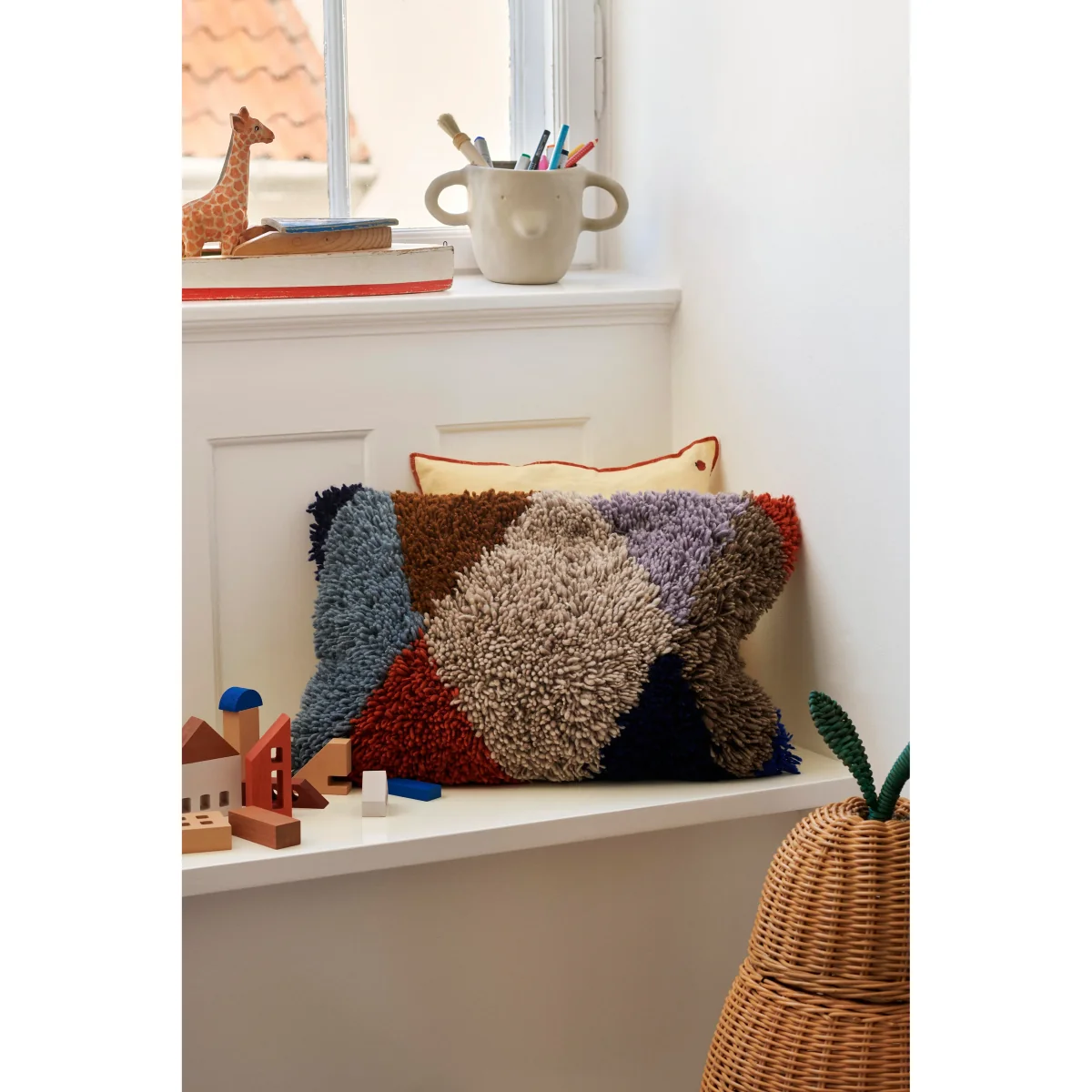 ferm LIVING Harlequin cushion 40x60 cm Multi – image 4