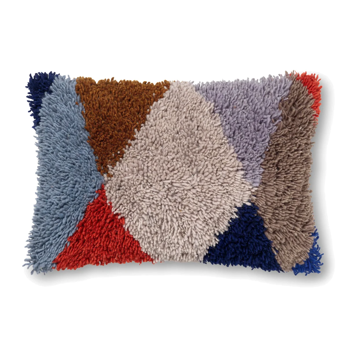 ferm LIVING Harlequin cushion 40x60 cm Multi – image 1