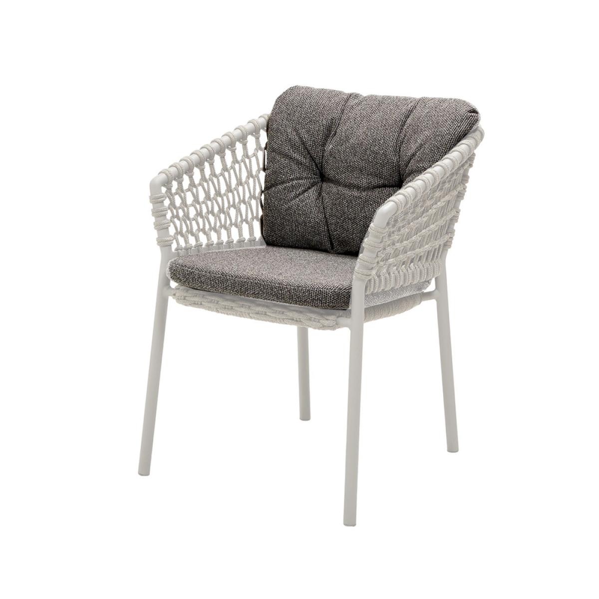 Cane-line Ocean/Basket/Moments cushion set chair Wove dark grey – image 2