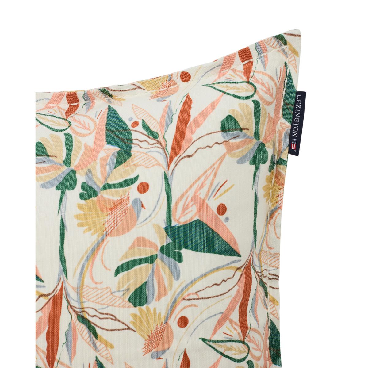 Multi Color Printed pillowcase 50x50 cm White-multi – image 3