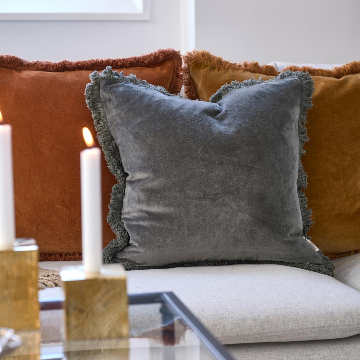 Paris cushion cover 50x50 cm Glazed ginger – image 5