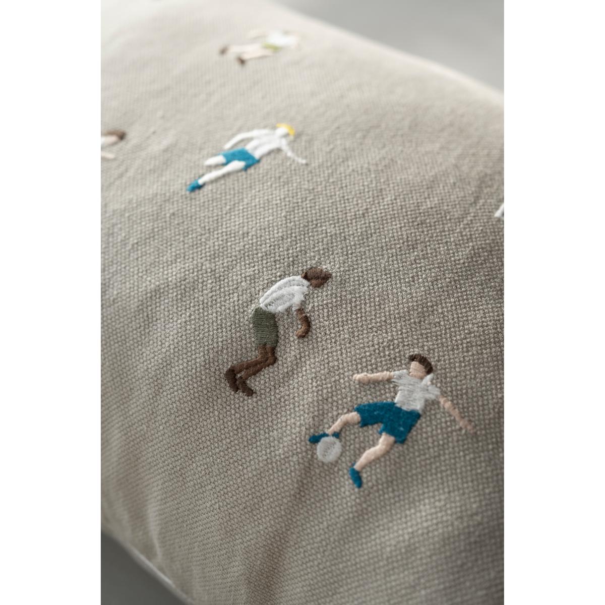 Soccer footboll pillowcase 58x38 cm Mix-nature – image 2