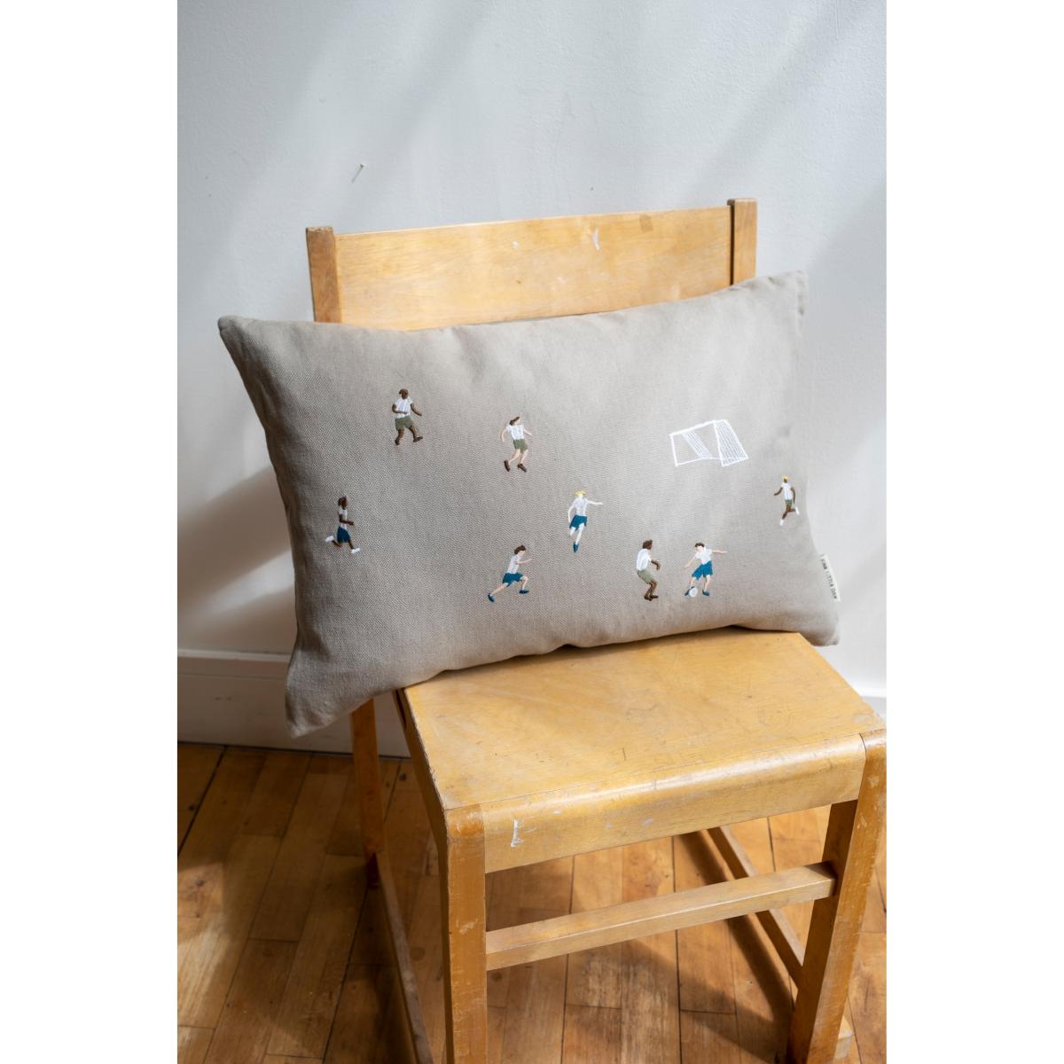 Soccer footboll pillowcase 58x38 cm Mix-nature – image 4