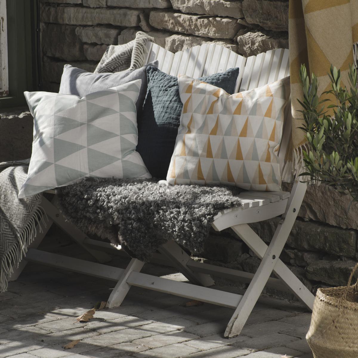 New Harlequin cushion cover spicy mustard (yellow) – image 2