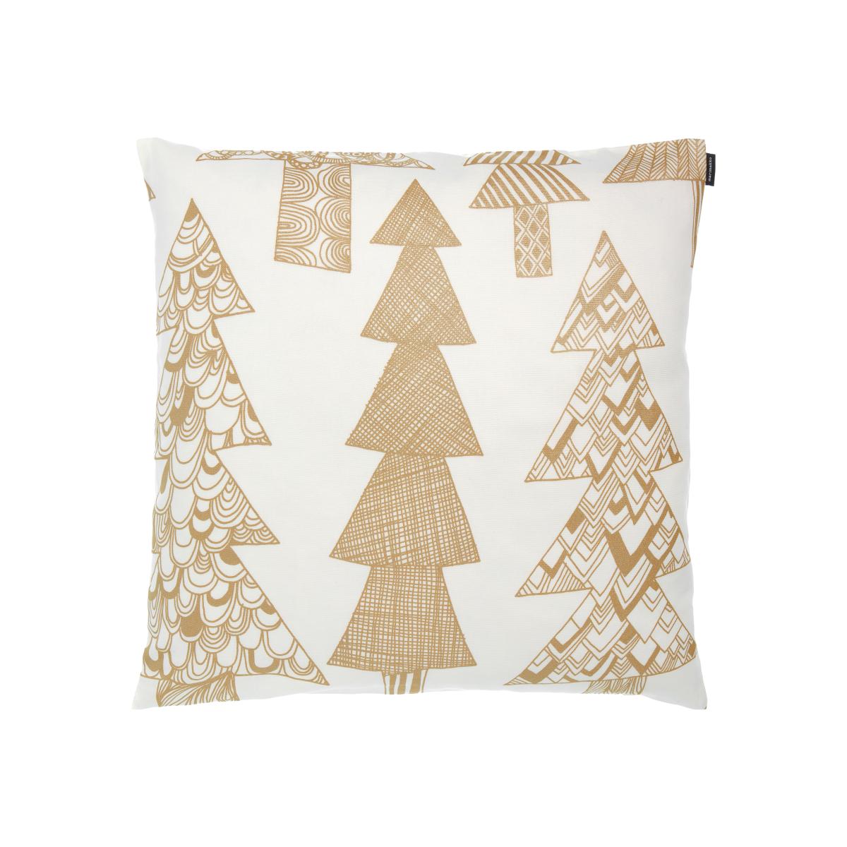 Kuusikossa cushion cover White-gold