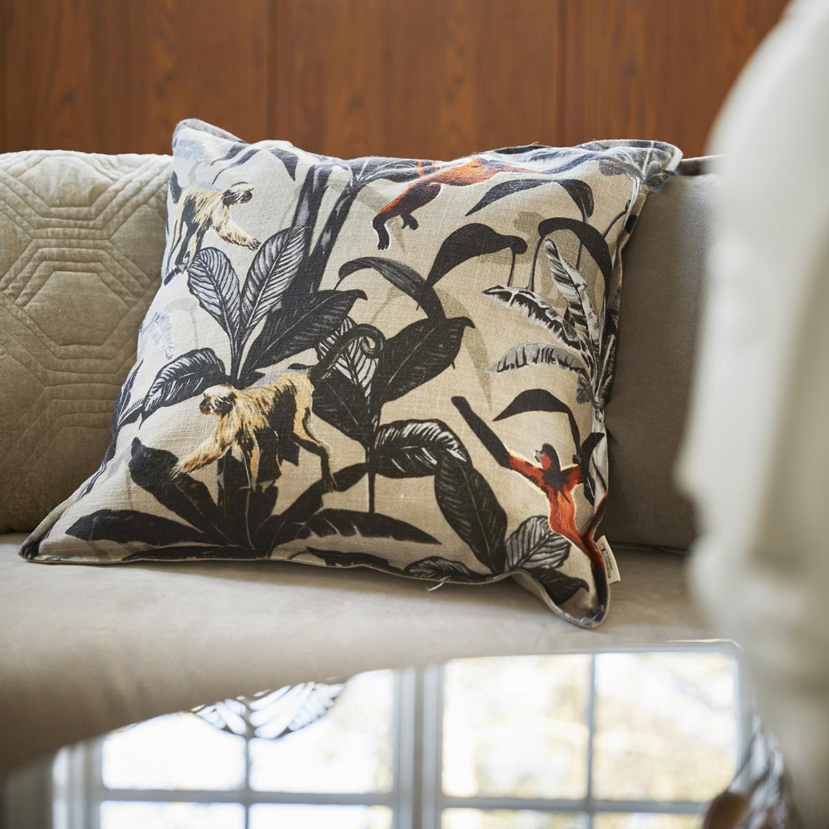 Gibbon cushion cover 50x50 cm Simply taupe – image 2