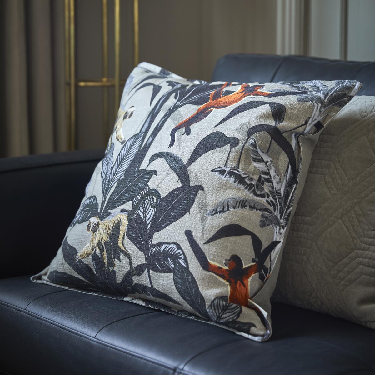 Gibbon cushion cover 50x50 cm Simply taupe – image 3