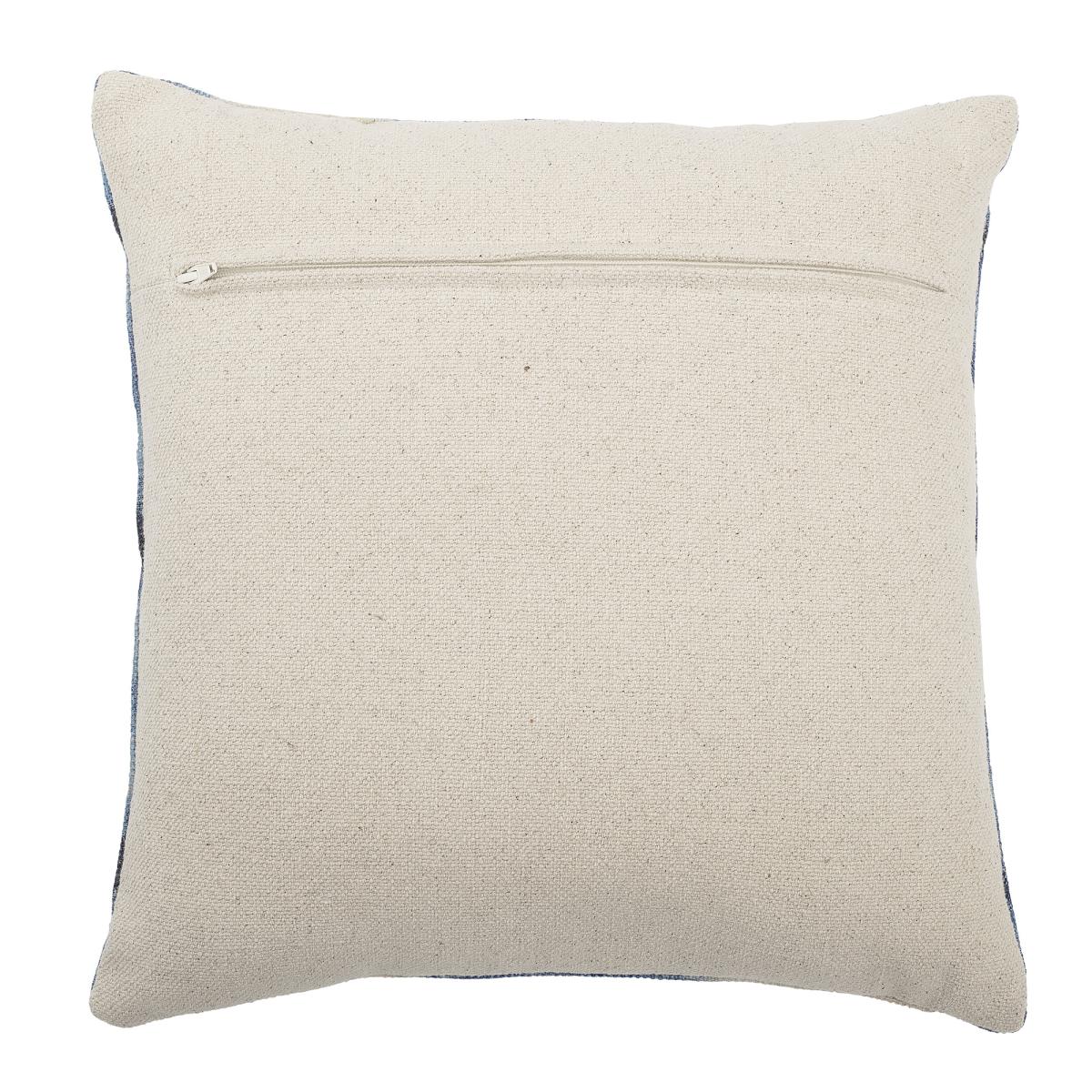 Bloomingville cotton cushion 45x45 cm Blue-white – image 3