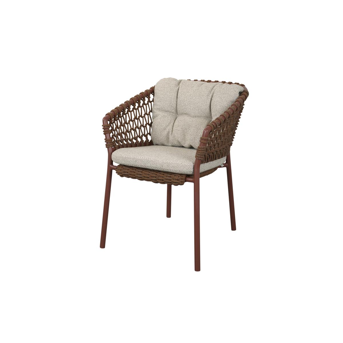 Cane-line Basket/Moments/Ocean chair cushion set Desert sand (Rise) – image 2