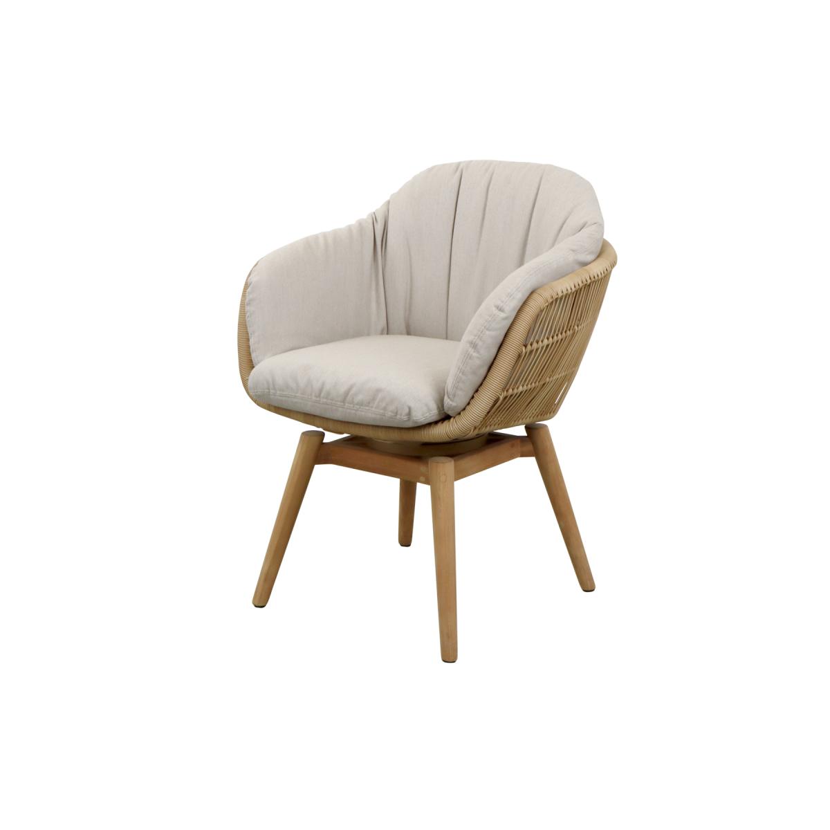 Cane-line Stay chair cushion set Sand (Natté) – image 2