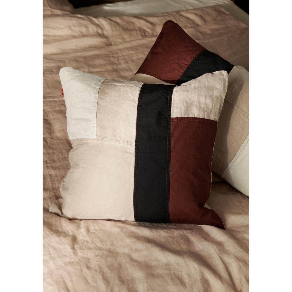 ferm LIVING Part cushion cinnamon 50x50 cm – image 3