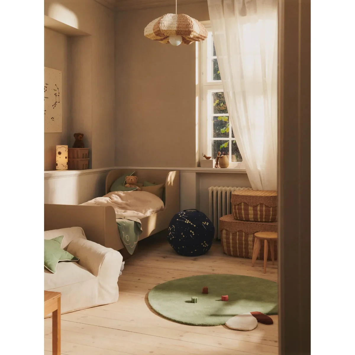 Ferm Living Moon cushion Tea green 31x8x47 cm – image 3